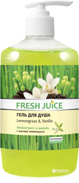 Fresh Juice Гель д/душа 750мл. Лемонграсс и ваниль Производитель: Украина Эльфа